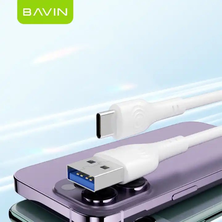 BAVIN 18W Fast Charging Transmission TPE Connector Cell Mobile Phone USB Power Lightnings Type-c Micro Cable Data Cables CB280